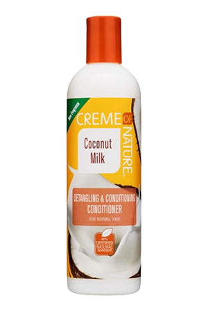 CREME OF NATURE Coconut Milk Detangling & Conditioner 12Oz - Sareya Beauty - Calgary hair store, Beauty Supply